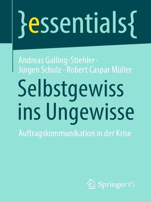 cover image of Selbstgewiss ins Ungewisse